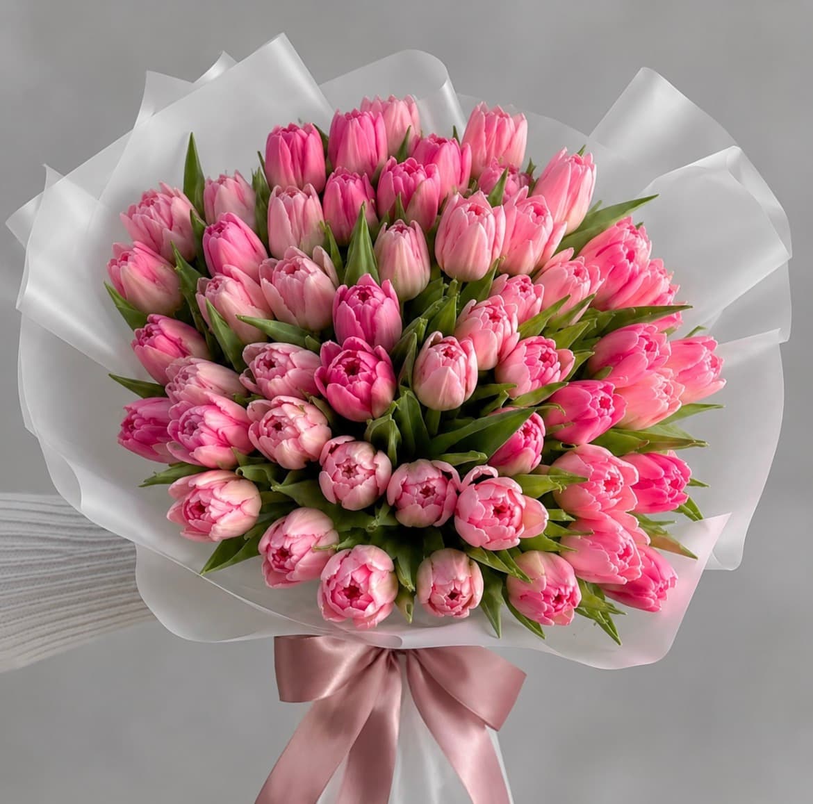 Roze tulpen