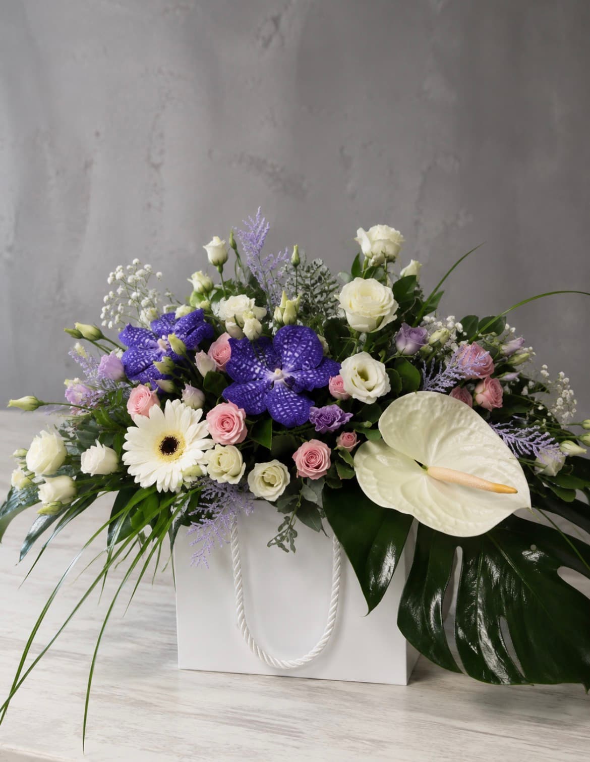 Handtas met bloemen